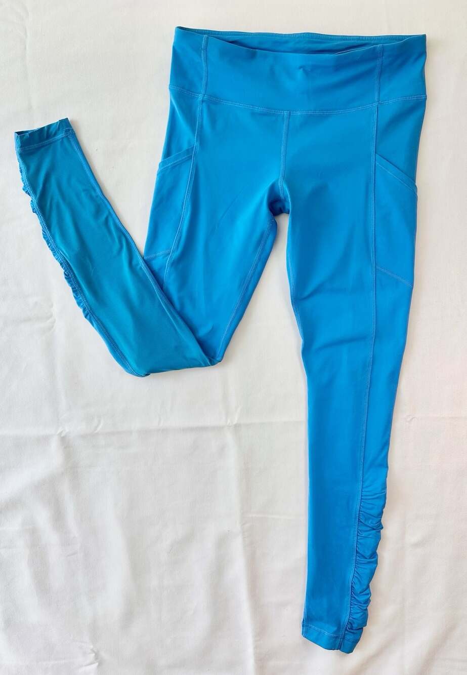 Lululemon Speed Tight IV Luxtreme Ruched Ankle Leggings - Size 4 - Vibrant Blue